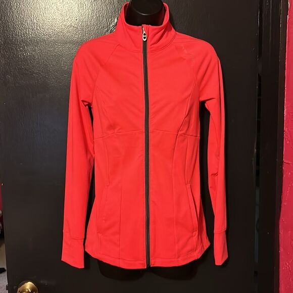 Neon orange Under Armour Zip up jacket. Sz XS. - Picture 1 of 10